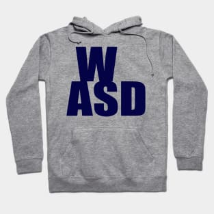 WASD Gamer Keyboard (avy Blue) Hoodie